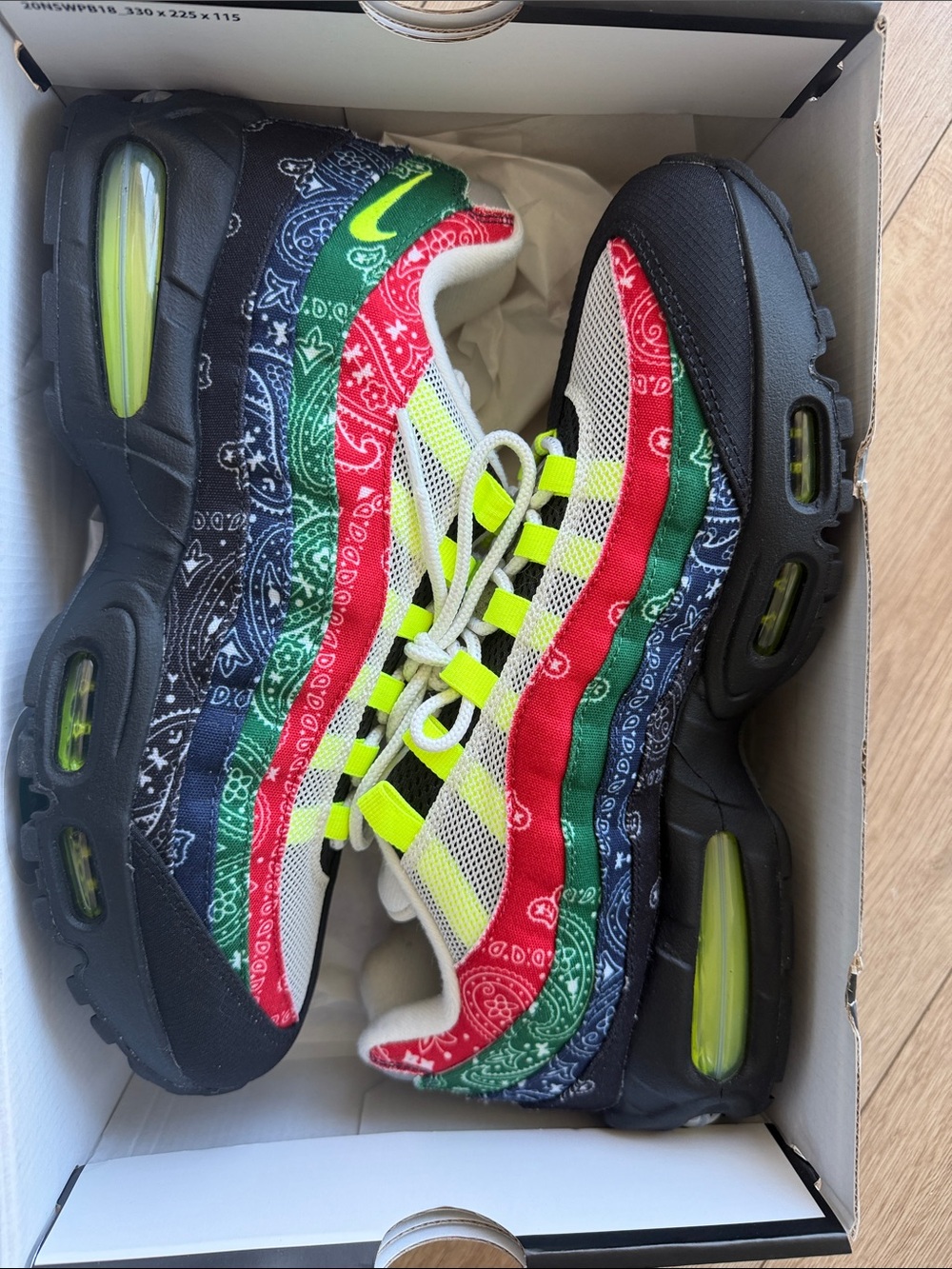 Nike Air Max 95 Paisley Bandana Neon